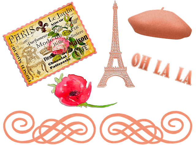 French postcard with French elements.
