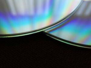 Close-up of cds.