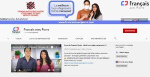 Français avec Pierre YouTube homepage