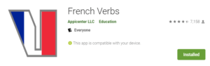 French Verbs screenshot