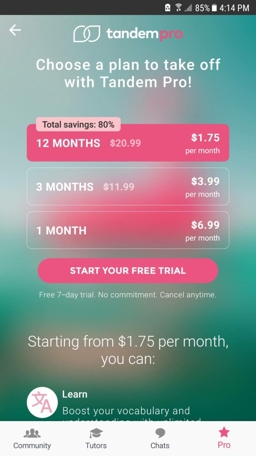 Tandem App Review Good or Bad? The French Street