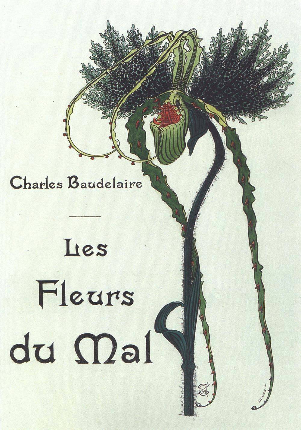Book cover of Les fleurs du mal.