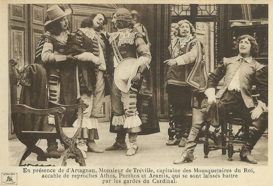 Illustration of Les trois Mousquetaires.